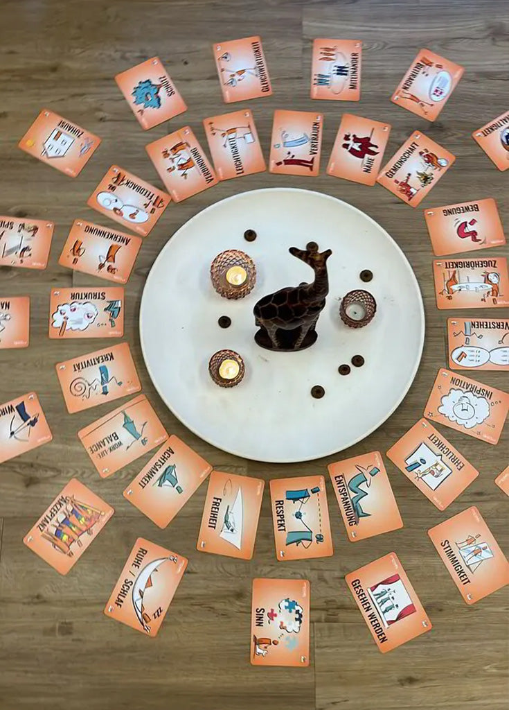 Illustrierte Bedürfniskarten Sets