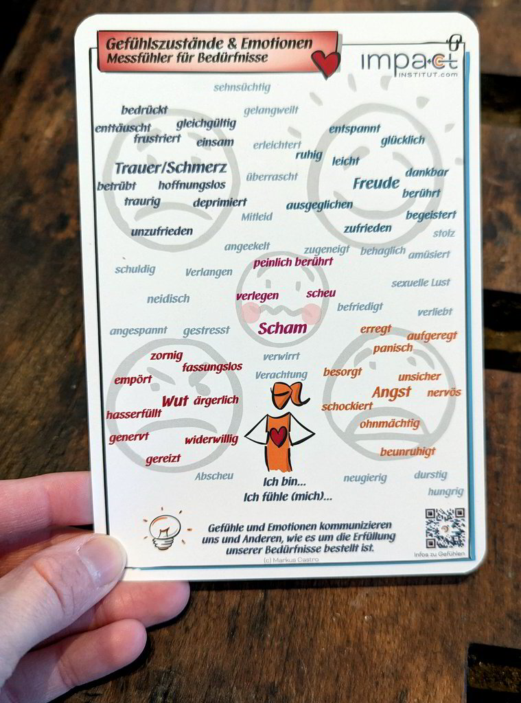 Kommunikationskärtchen - Gefühle & Bedürfniss Klassisch