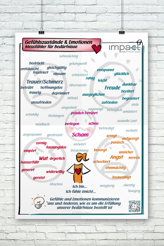 Metaplan Plakat - Gefühle Übersicht